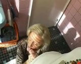 Hot granny having sex in bathroom snapshot 5