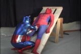 amzzing fetish sex in lycra with super hero mastrurbation snapshot 9