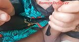 Master Ramon jerks off his divine cock in a hot silk kimono and cums in your slave's mouth! snapshot 13