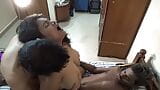 A desi wife with her mature husband and a boy, made threesome, with full Hindi dirty audio snapshot 17