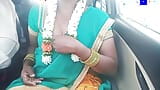 Telugu dirty talks. Car sex. Sexy saree aunty romantic sex with STRANGER snapshot 1