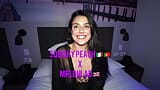 Portugese en Italiaanse latina krijgt haar gaten aan haar gegeven snapshot 1