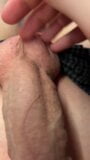 Playing with uncut dick and smooth balls snapshot 3