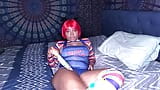 HD Nina Rivera Fucks Herpussy and Ass as Chucky for Halloween snapshot 5