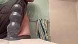 Stretch my hole whit huge plugs and wearing it snapshot 7