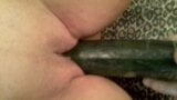 Huge zucchini for a REAL orgasm - EXTREME snapshot 9