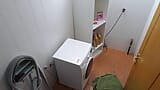 Horny Married Mom Fucks the Handyman on The Laundry Machine snapshot 1