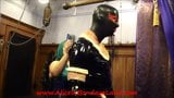 Latex Guide Mistress Alice Teaches Sissy Maid Rubber Gummi snapshot 11