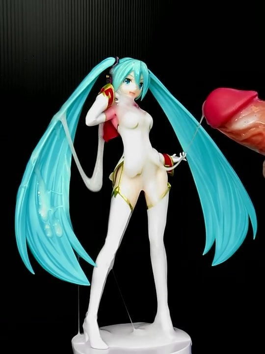 Miku hatsune 03 rysunek bukkake (fakecum)