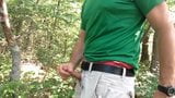 I'm hiding so I can jerking off then cumming in the woods snapshot 7