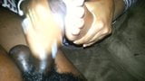 Cotton Black Toenails Footjob snapshot 10