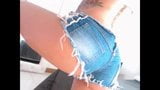 Lilly retar i jeansshorts gör din kuk hård snapshot 2