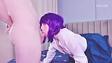Kyoka Jiro gets used like a fuck toy! Big cock destroys her asshole and cums on feet snapshot 10