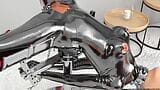 Sister in Law in Hardcore Metal Bondage and Latex Catsuit 3D BDSM Animation snapshot 5