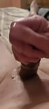 Condom Handjob Rubbing Cum On Cock snapshot 4