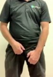 Daddy CUMMING  in the bathroom at work. MASSIVE DICK! snapshot 1