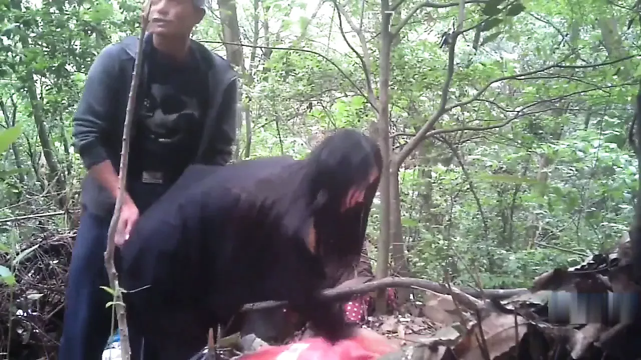Free watch & Download Asian Step Dad Doing Bareback In The Woods With Younger Prostitut