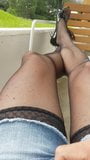 Balcony nylon dick snapshot 5