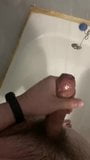 Solo masturbation of a big dick in the shower snapshot 10