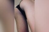 Sissy boy in tights shows off perfect bottom snapshot 4