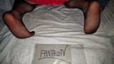 Crossdresser Fanta and unboxing of sexy Obsessive lingerie snapshot 5