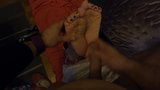 Cumshot on my wife awesome wrinkled soles snapshot 1
