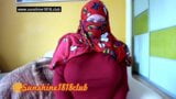 Rode hijab, grote borsten, moslim op cam 10 22 snapshot 21