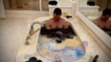 Joey strips and bathes snapshot 9