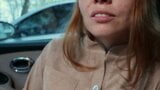 Make myself Cum in the Car, Quick Orgasm after Walking. Real Amateur Porn. AnnaHomeMix snapshot 12