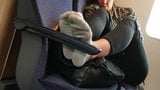 White worn socks in german train snapshot 5