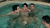 Foursome - Young stallions Suck & Fuck Bareback, Cum Facial snapshot 16