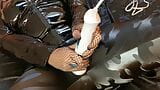 Patterned Leggings, Animal Print Heels Masturbation snapshot 10