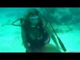 Amber Lynn Bach Open Sea Scuba Masturbation snapshot 6