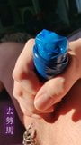 Castrated condom handjob snapshot 8