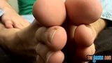 Feet fetish twink jerks off all the way until he cums snapshot 7