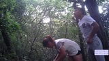 Asian Outdoor Bareback Doggy style snapshot 1