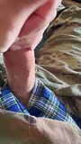 A hot CUMpilation of me jerking off in some blue boxer shorts!!  Enjoy the multiple cum shots feet! snapshot 3