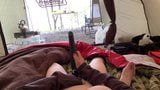 Public flashing and quick vibrator orgasm while camping snapshot 10