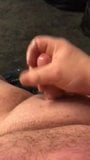 Wanking my tiny lubed cock snapshot 2