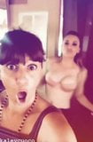 KALEY CUOCO DANCING IN BRA snapshot 1