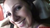 Busty Gianna Michaels sucks dick in a van then is fucked snapshot 4