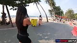 Big ass teen amateur from Thailand made a porno movie with big dick tourist snapshot 2