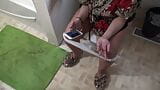 Indian stepmother caught me watching her peeing and she didn't care snapshot 4