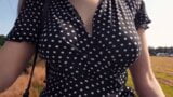 Boobwalk: 폴카 도트 드레스 snapshot 12