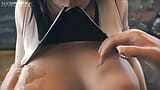 Doux plaisir sexuel : baise la chatte délicieuse d’Ada Wong (chatte creampie, sexe avec une lycéenne, MILF sexy, porno 3D) HydraFXx snapshot 13