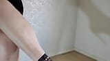 Red Heels Black Fishnetsocks the Dirty Room. snapshot 9