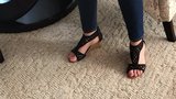 Sister in law's perfect feet in sexy shoes snapshot 4