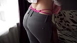 Pawg In Tight Jeans Teasing Pink Thongs Whale Tail snapshot 4