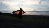 Maleficent on sunset sky snapshot 5