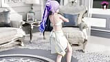 Genshin Impact - Baile sexy + Desnudo gradual (HENTAI 3D) snapshot 6